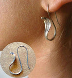 Silver snake Cobra earrings nz