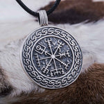 Silver Vegvisir Necklace nz