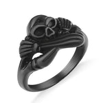 Skeleton ring 54 mm / Black nz