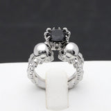 Skull ring with onyx nz
