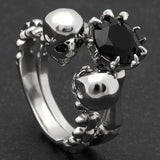 Skull ring with onyx nz