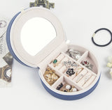 Small Travel Jewellery Box Navy blue nz
