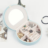 Small Travel Jewellery Box Sky blue nz