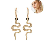 Snake drop style earrings nz