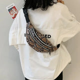 Snake leather bum bag nz