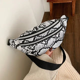 Snake leather bum bag nz