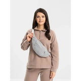 Soft waist bag Light grey nz