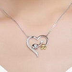 Sparkly elephant heart necklace nz