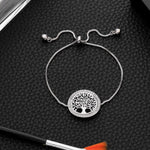 Stainless steel tree of life bracelet nz