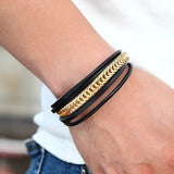 Stylish Men’s leather bracelet nz