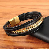 Stylish Men’s leather bracelet nz