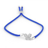 Summer butterfly bracelet Blue / silver nz