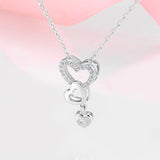 Three hearts necklace nz