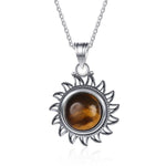 Tiger eye sun pendant nz