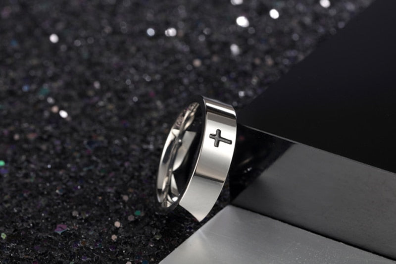Titanium cross ring | Ahoa