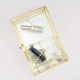 Transparent Glass jewellery box nz