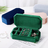 Travel Jewellery Box Velvet Green nz