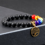 Tree of Life Lava Stone Bracelet nz