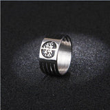 Tree of life stainless steel ring 50.2 mm / Silver nz