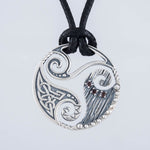 Triskelion silver necklace nz