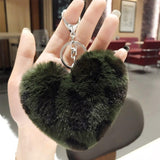 Turquoise leopard heart keyring Green nz
