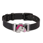 Unicorn Emoji Bracelet Black / Stainless steel nz