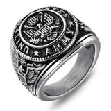 Us military signet ring 7 (54.4 mm) / Silver nz