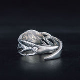 Valknut Silver Ring nz