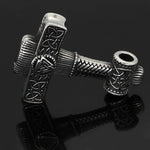 Valknut steel hammer pendant nz