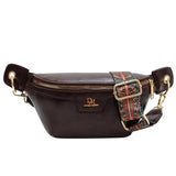 Vegan Leather bum bag Dark brown nz