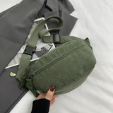 Velvet fanny pack Khaki green nz