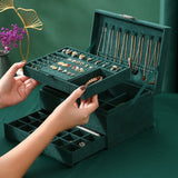 Velvet Large Jewellery Box nz