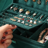 Velvet Large Jewellery Box nz