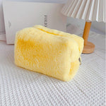 Velvet toiletry bag Yellow nz