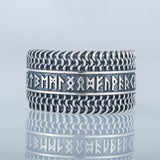 Viking armour silver ring nz