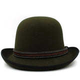 Vintage bowler hat Dark green nz