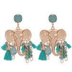 Vintage elephant earrings Turquoise nz
