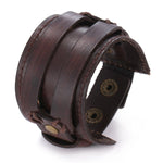 Wide gothic bracelet Brown nz