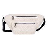 Wool Bum Bag White nz